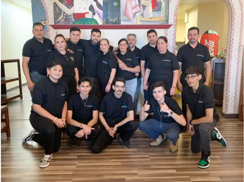Restaurant Family and Staff on 25th Anniversary